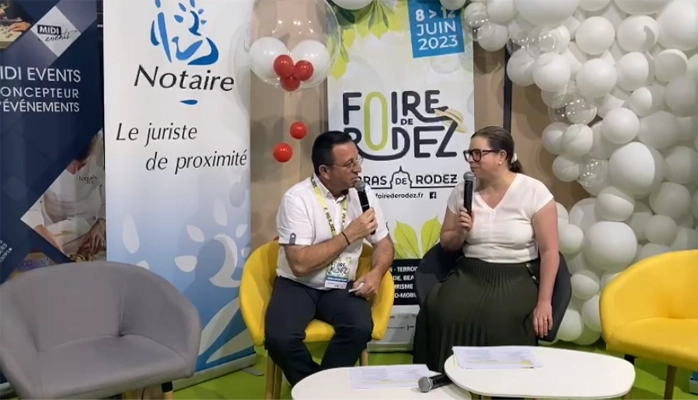 Foire de Rodez, jour 2 : des conseils de notaire avant de vendre ou acheter un bien ? C'est avec Maître Dubrulle